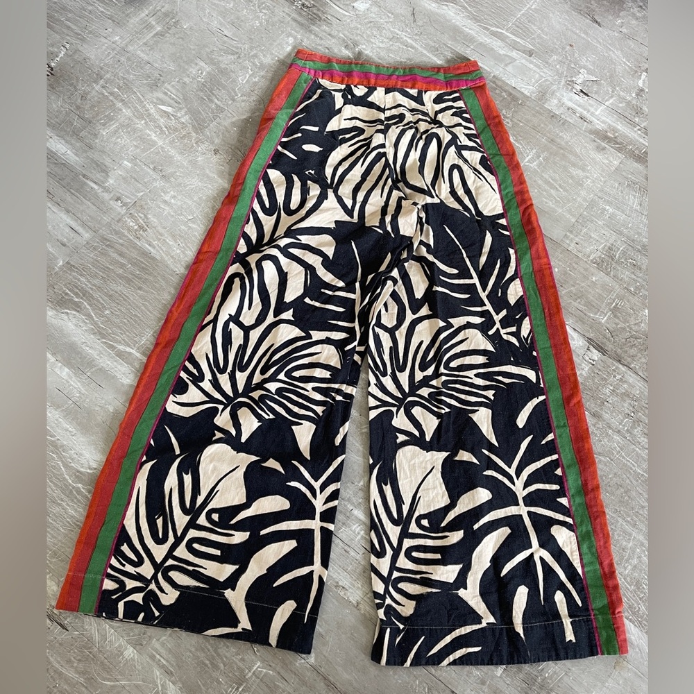Farm rio wide leg pants size XS